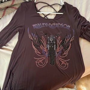 Lot of 3 Harley Davidson brand long sleeve t shirts
